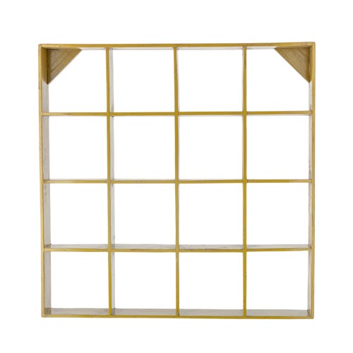 Bloomingville - Bekka Shelf - Yellow - Reclaimed Wood