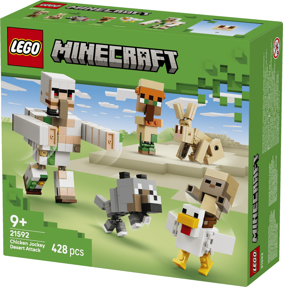 LEGO Minecraft Ökenattack med hönsryttare 21592