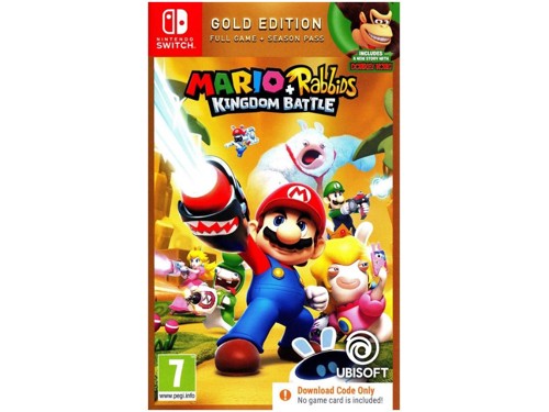 Mario + Rabbids Kingdom (Gold Edition) (Code in a Box) - Nintendo Switch - Äventyr, bild 2
