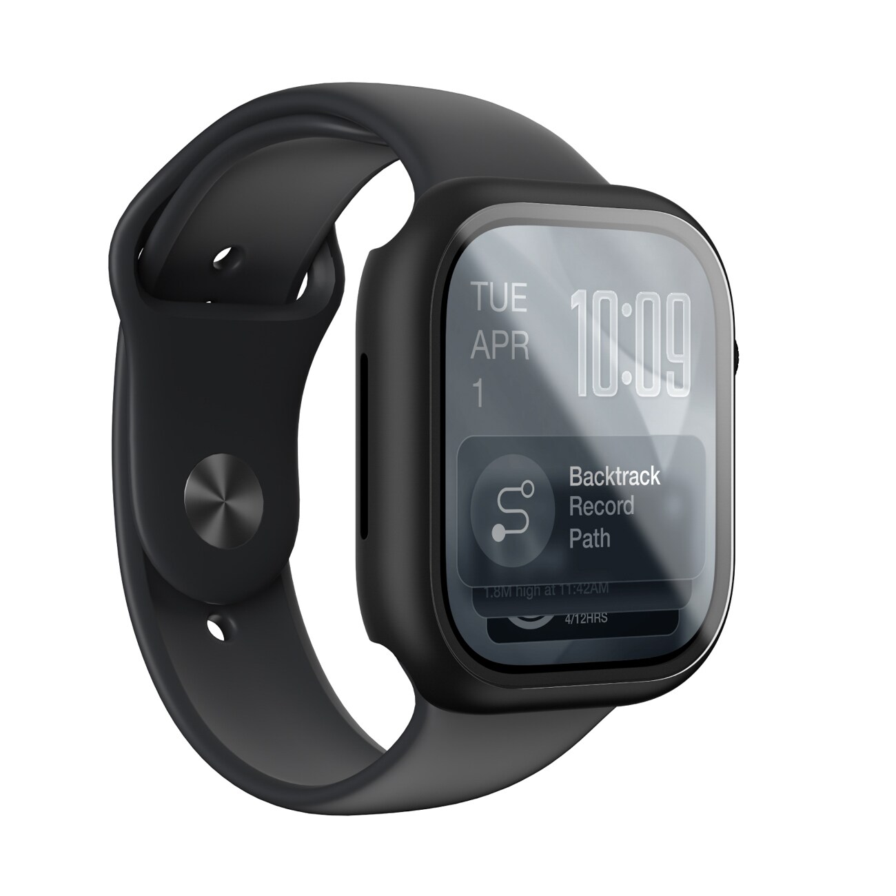 AmazingThing Radix glasskärmskydd med fodral för Apple Watch Series 11 42mm - Svart, bild 4