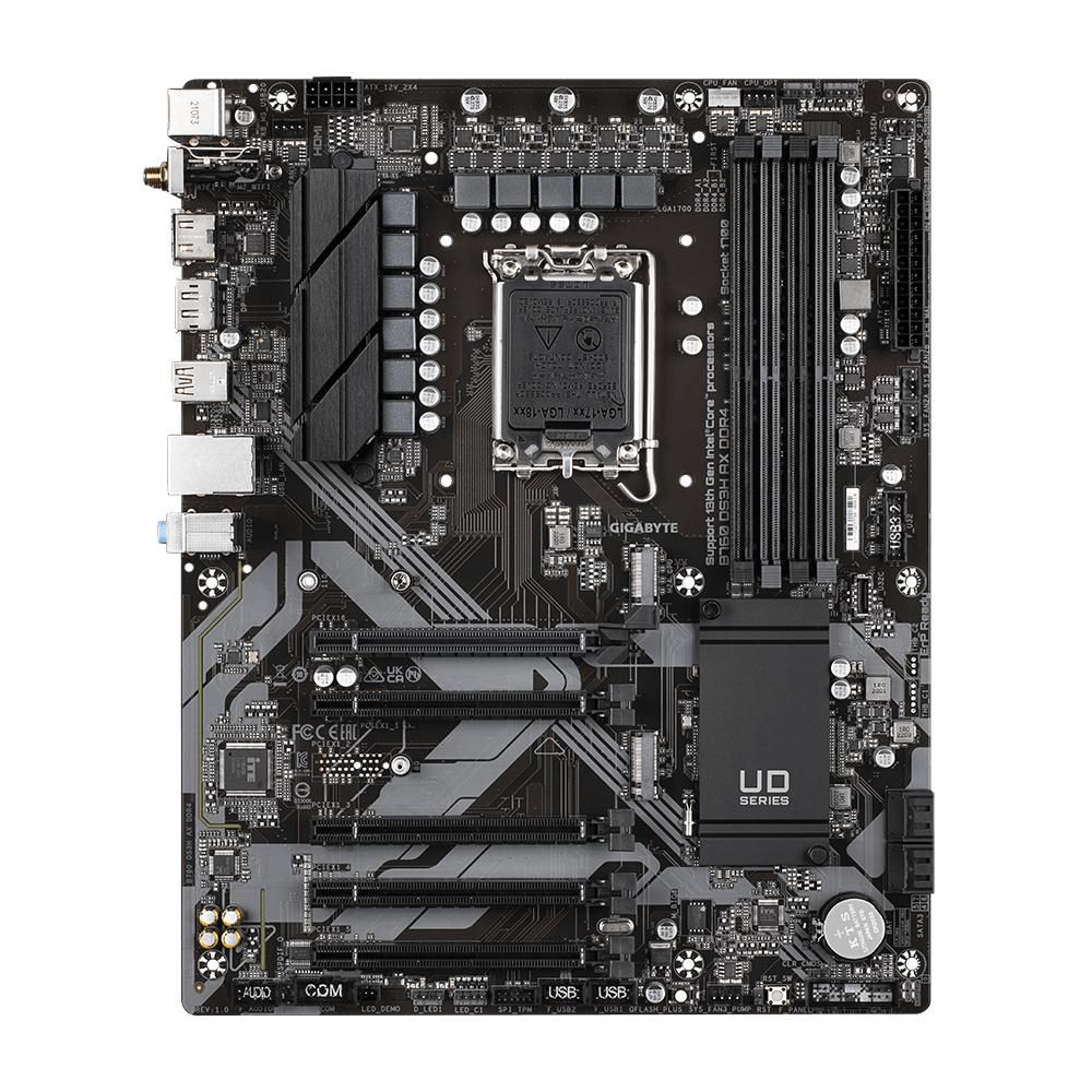 Gigabyte B760 DS3H AX DDR4, Intel LGA1700, PCI Express, ATX, 4xDDR4, 2xM.2 + SATA3 RAID, HDMI/DP, USB-C, GigaLAN, WiFi 6E, Bluetooth 5.2, bild 3