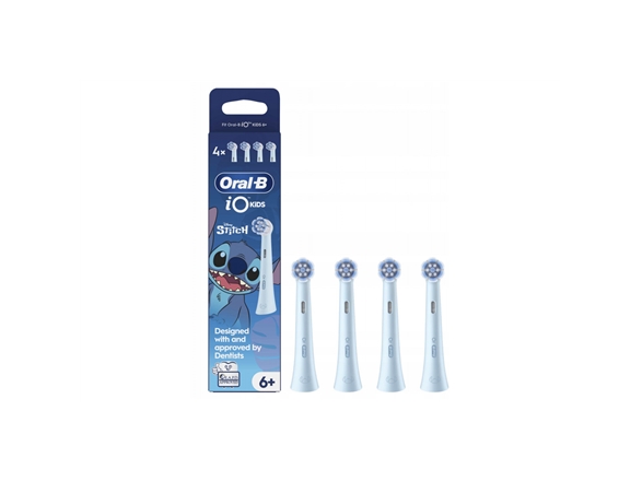 Oral-B iO Kids Stitch ersättningsborsthuvuden, 4-pack