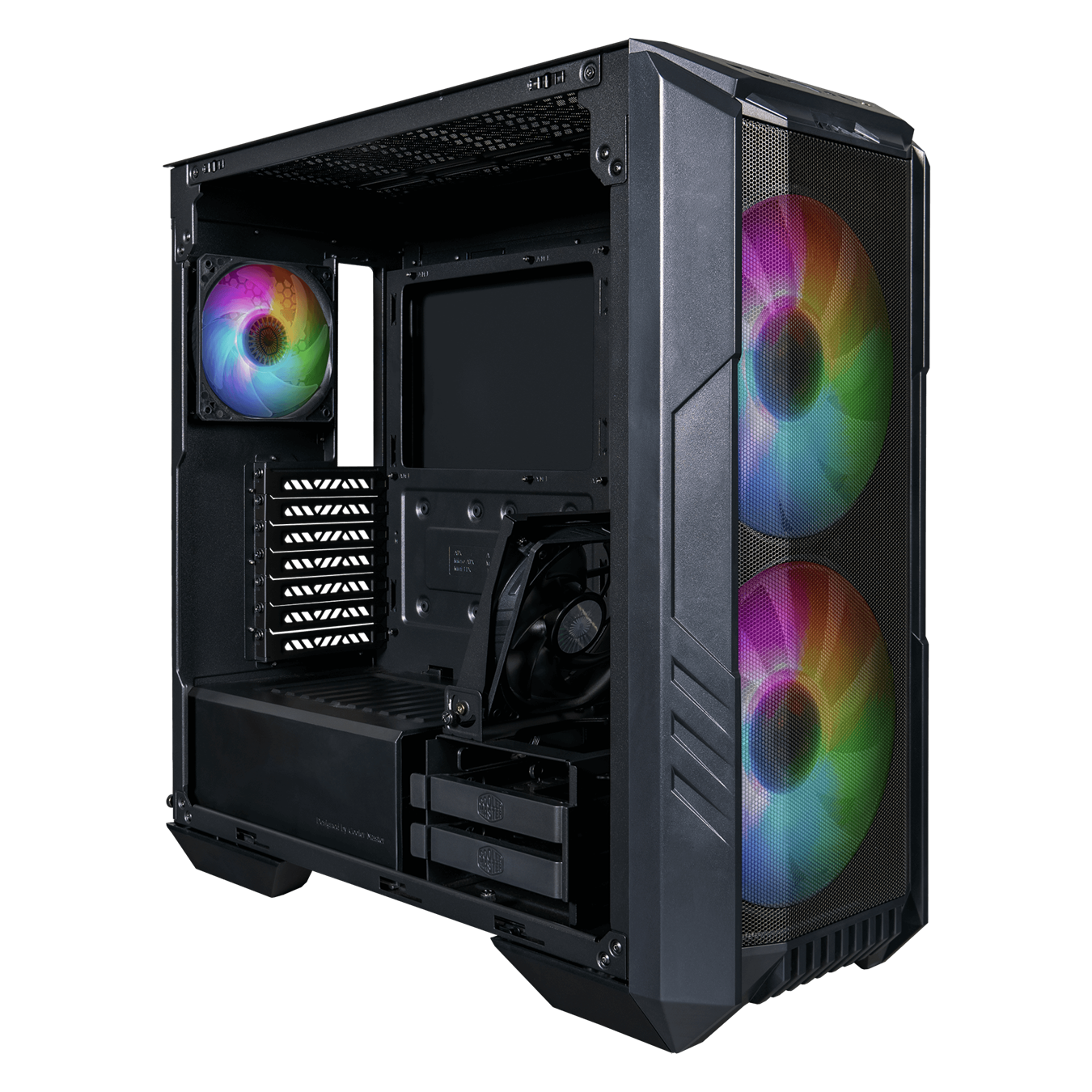 Cooler Master HAF 500, ATX, TG, aRGB - Svart, bild 4