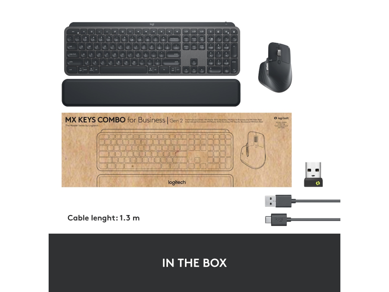 Logitech MX Keys Combo for Business tangentbord och mus