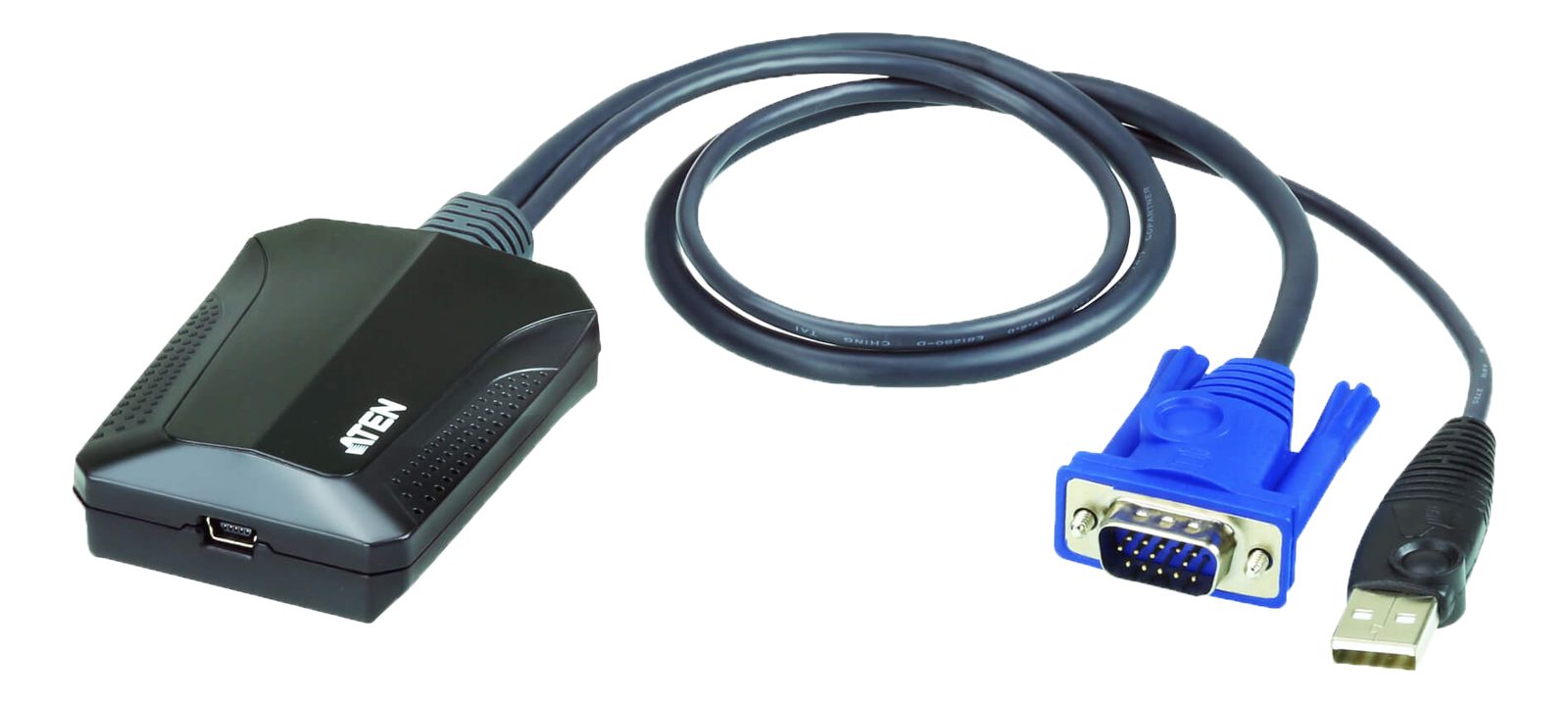 Aten Laptop USB Console Adapter, bärbar USB-konsol för snabbåtkomst till servrar, VGA, bild 2