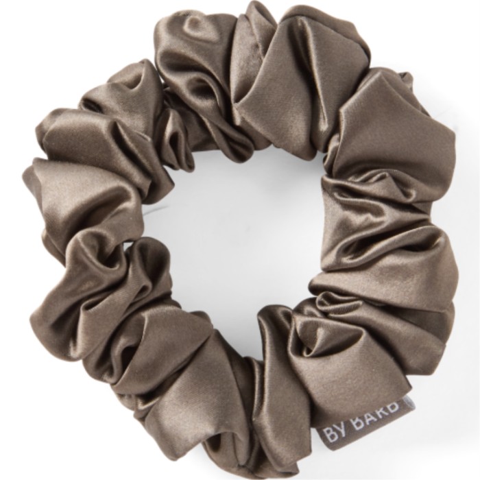 ByBarb Silk Hair Scrunchie Dark Grey, bild 4