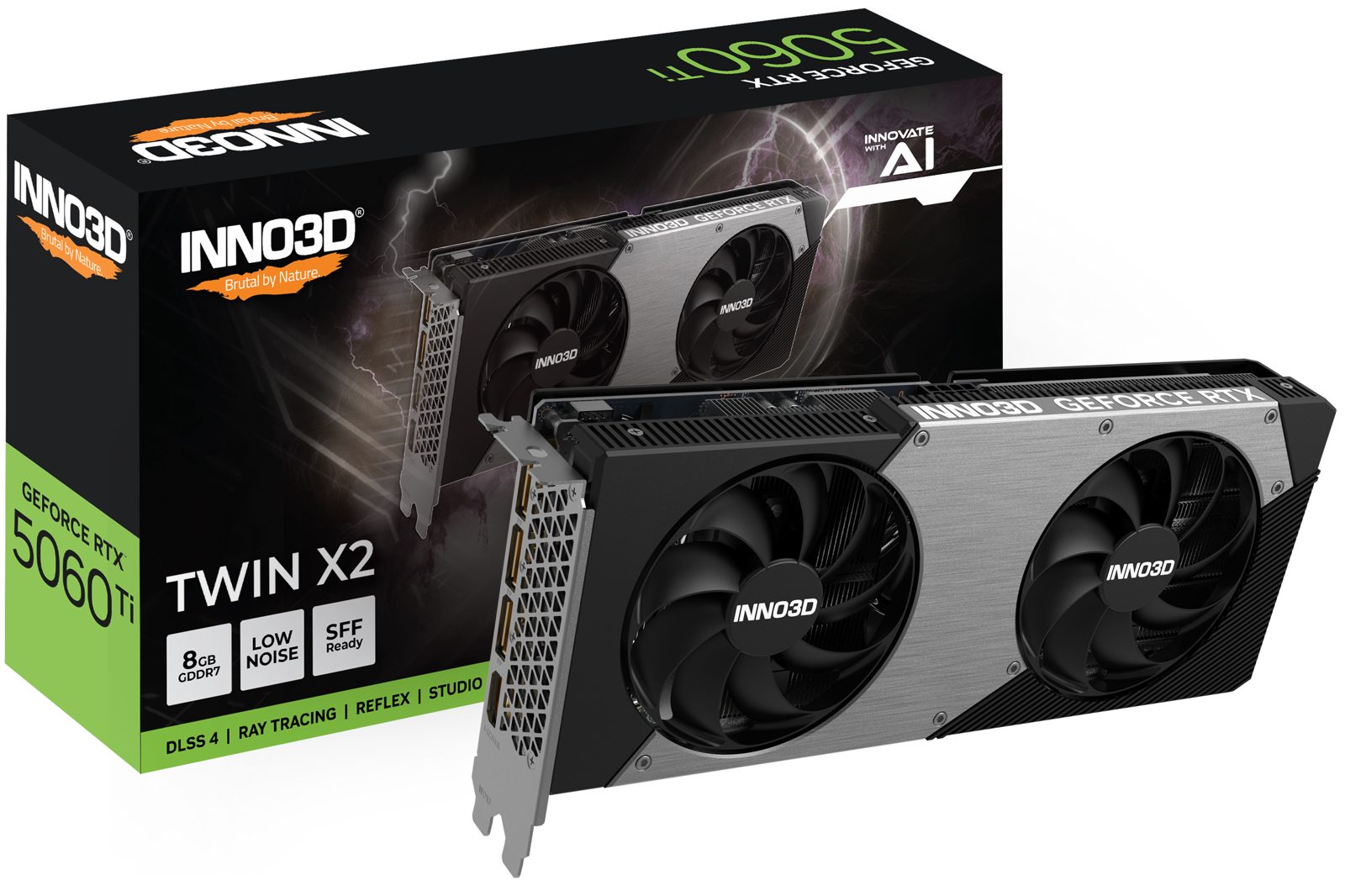 INNO3D GeForce RTX 5060 Ti 8GB Twin X2, bild 3