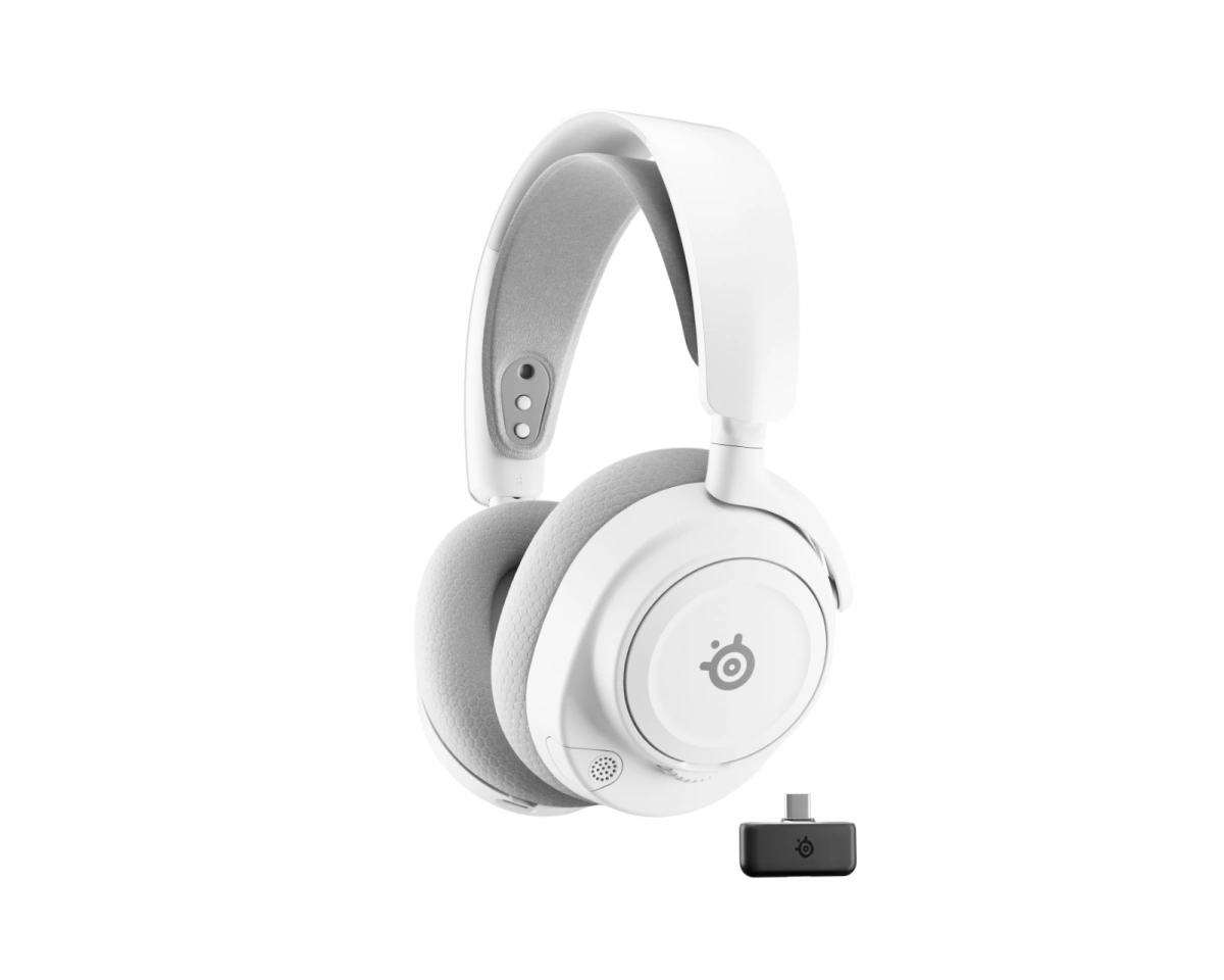SteelSeries Arctis Nova 7 Gen 2 trådlöst gamingheadset, vit, bild 4