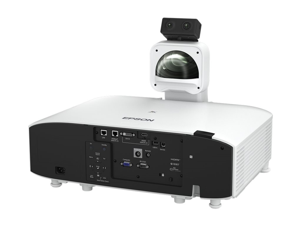 Epson EB-PU1008W - 3LCD-projektor - 8500 lumen (vit) - 8500 lumen (färg) - WUXGA (1920 x 1200) - 16:10 - 1080p - LAN - vit