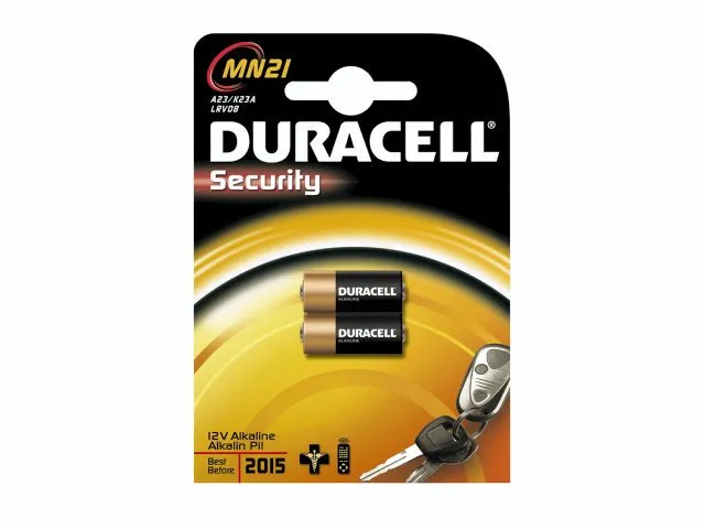 Duracell batteri, SECURITY 8LR23, 12 V, 2 stk.