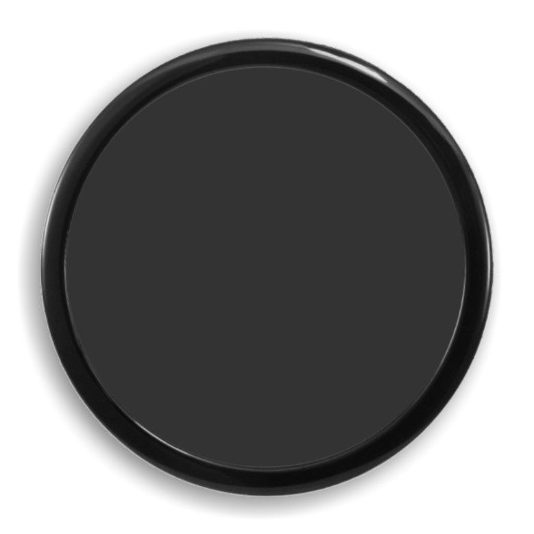 DEMCiflex 200mm Round Computer Dust Filter, Dammfilter, Svart, 20 cm, 1 styck