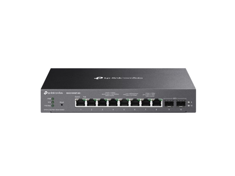 TP-Link Omada SG2210XMP-M2 V1.6 Switch 8-porte 2.5 Gigabit Ethernet PoE+, bild 2
