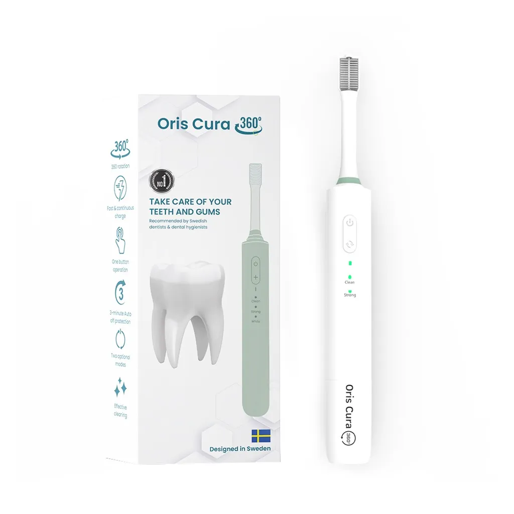 Oris Cura 360° Eltandborste - Vit