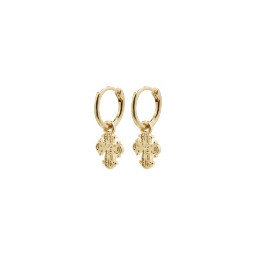 PILGRIM - DAGMAR Huggie Hoop Earrings - Gold-Plated - 10 mm