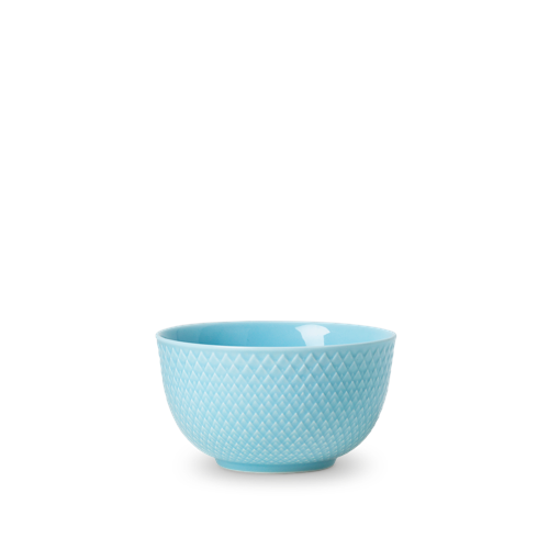 Lyngby Porcelæn - Rhombe Color Skål - Ø11 cm - Turkos