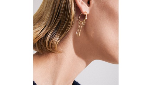 PILGRIM - ARLET Earrings - Gold - 45 mm, bild 3