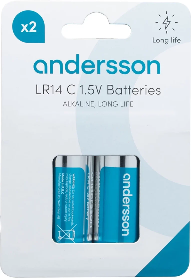 Andersson LR14 C Long Life 2-pack, bild 2
