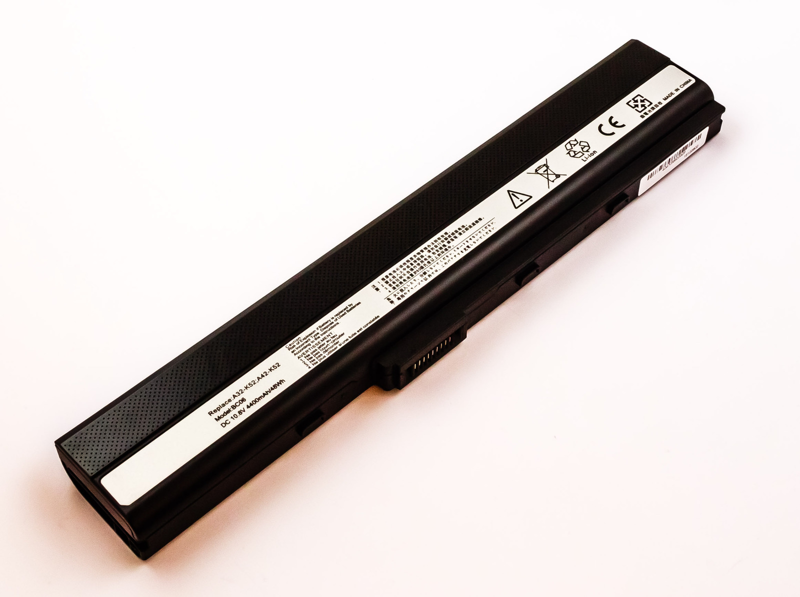 MicroBattery 10.8V 4400mAh 6-cell Black, passar Asus K52JC, K52F, bild 3