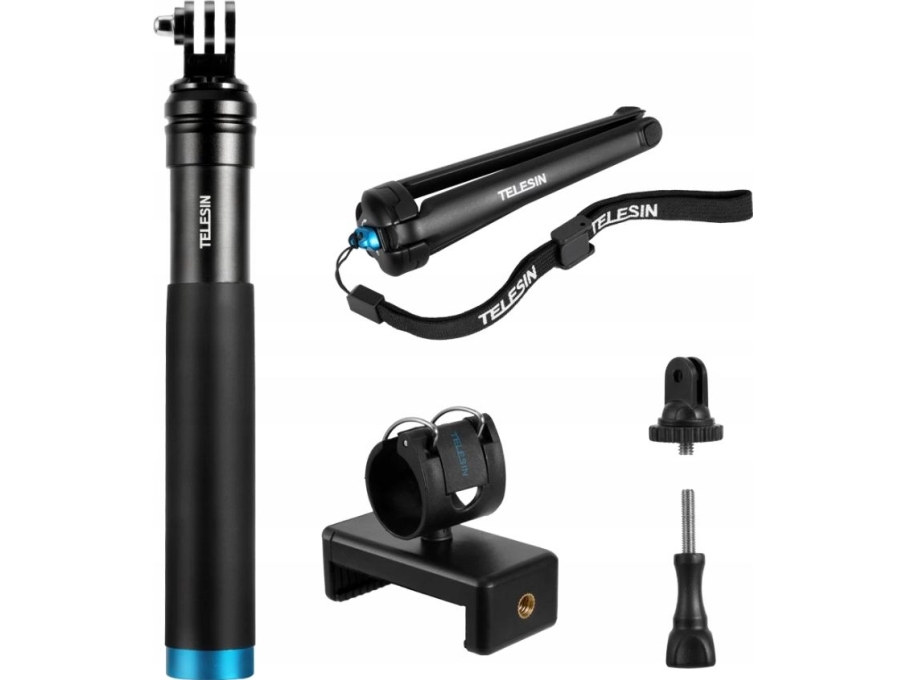 Telesin selfie-stick/stativ för sportkameror GP-MNP-090-S