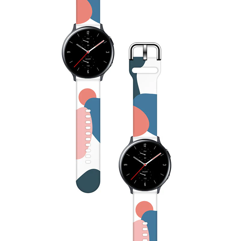 Armband Moro för Samsung Galaxy Watch 45 / 46 / 47 mm silikonarmband klockarmband - mönster 10, bild 2