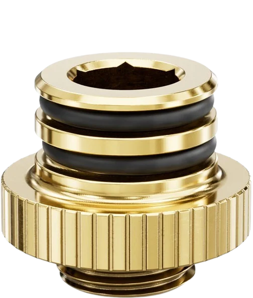 EK-Quantum Torque Push-In Adapter M 7 - Gold