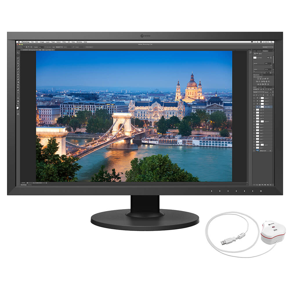 27" Eizo ColorEdge CS2731CAL, IPS 2560x1440, 10 ms, höjdjusterbar, pivot, DVI/HDMI/DP/USB-C 60W, USB-hubb, bild 3