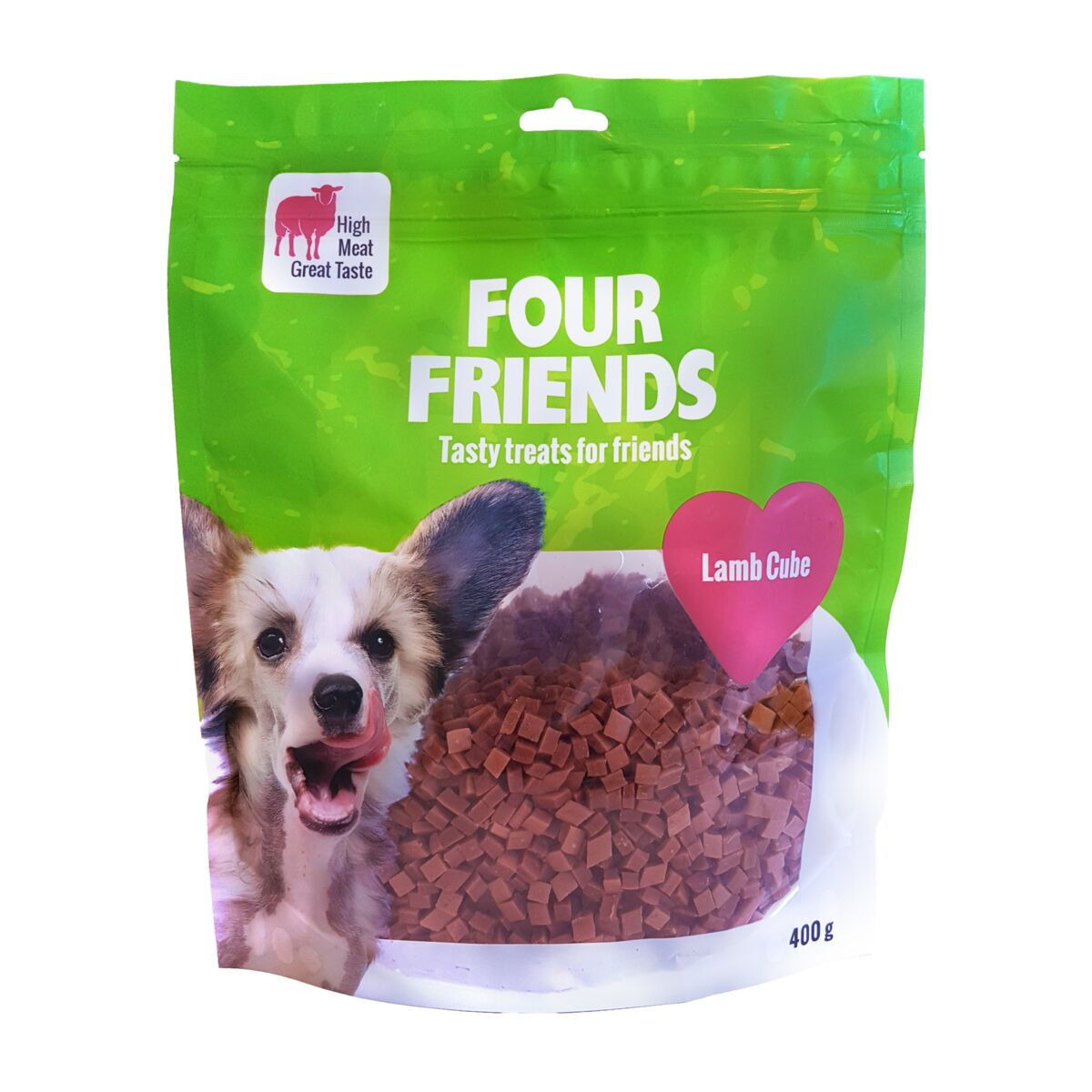 FourFriends Dog Lamb Cube 400 g