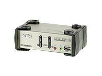 ATEN CS1732B - Omkopplare för tangentbord/video/mus/ljud/USB - 2 x KVM/ljud/USB - 1 lokal användare - skrivbordsmodell - Likström