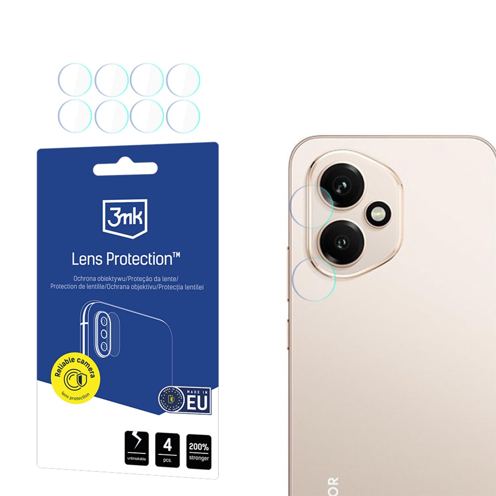 3mk Hybridglas-skyddsglas för kameralinsen på Honor 400