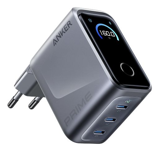 Anker Prime 160W 3 portar laddare - Silver
