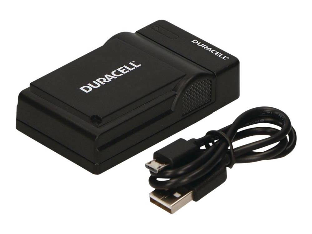 Duracell - USB-batteriladdare - 1 x batterier laddas - svart - för Fujifilm NP W126