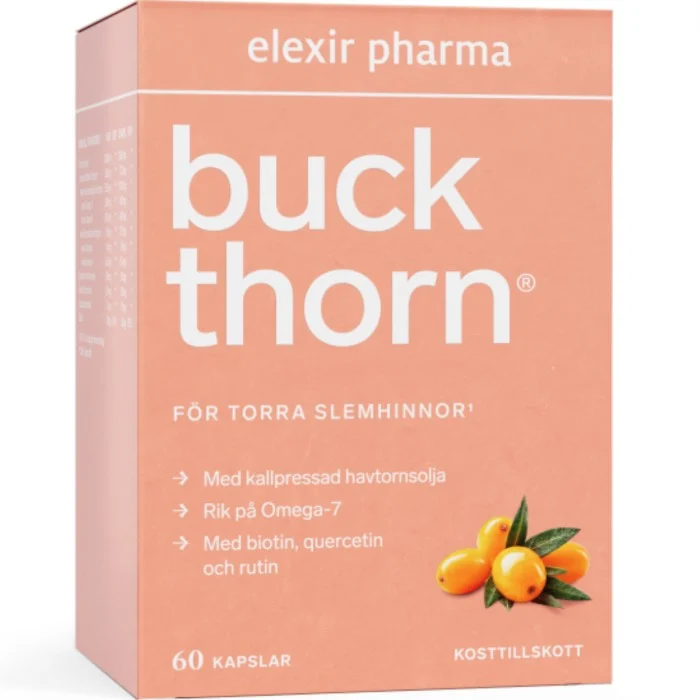 Elexir Pharma Buckthorn 60 kapslar