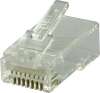 Nätverkskontakt oskärmad, RJ45, Cat.6, 20-pack