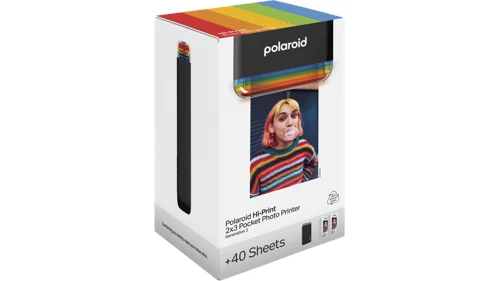 Polaroid Hi-Print 2x3 Pocket mobilskrivare Generation 2 E-Box, svart, bild 3