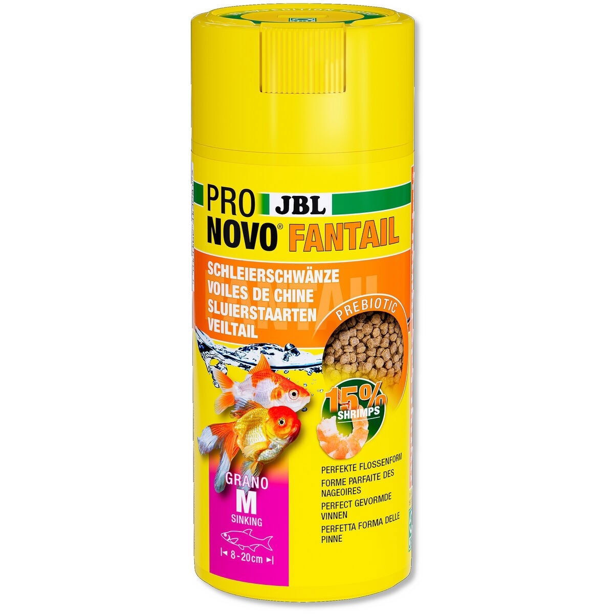 JBL Pronovo Fantail Grano M Click Fiskfoder 250 ml