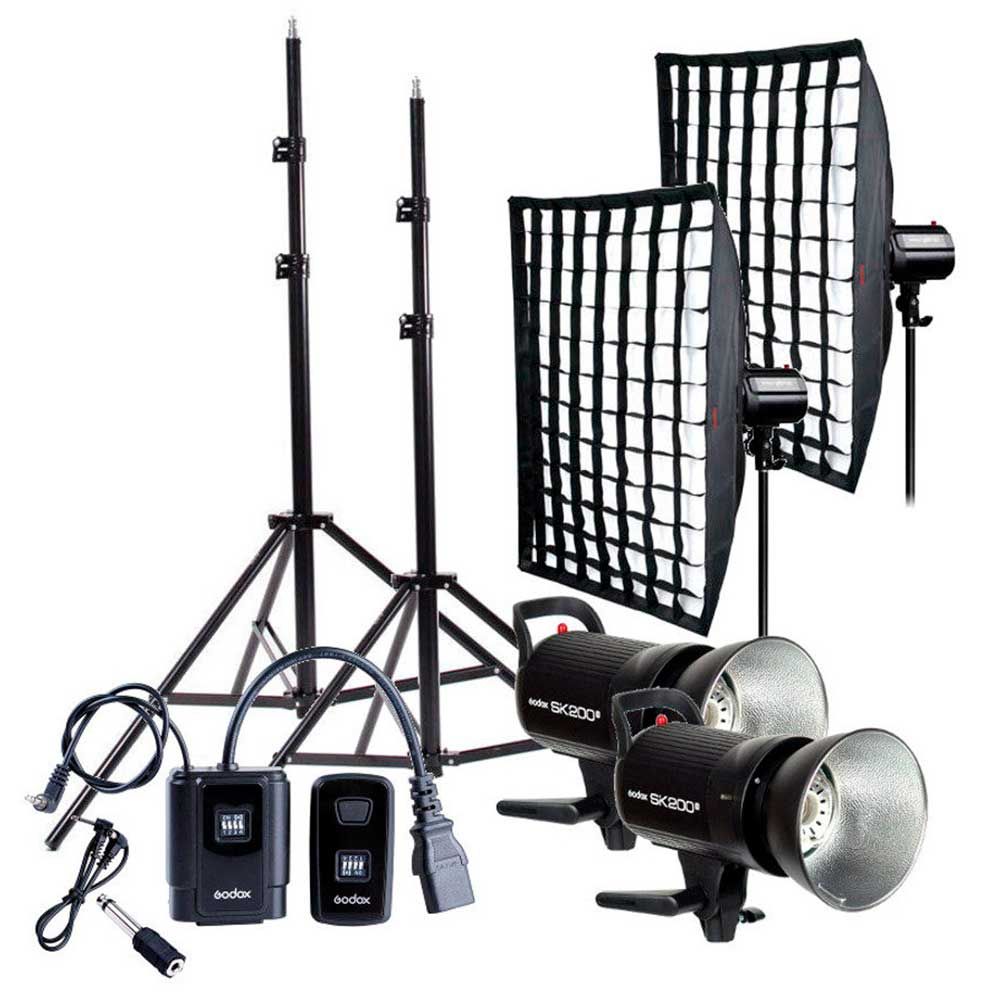 Godox SK200II Duo Kit (Bowens) -studioblixt kit