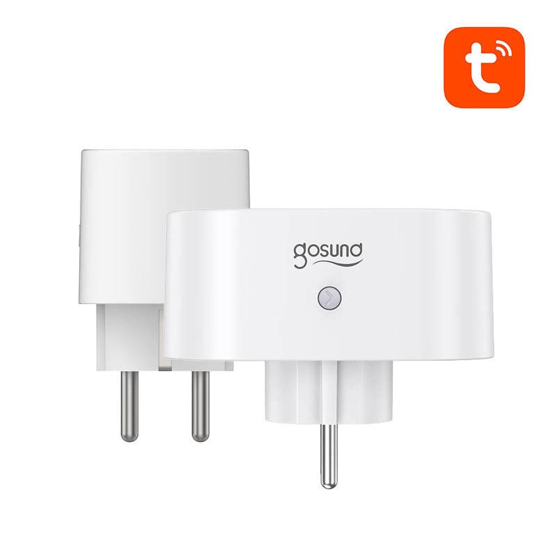 Gosund SP211 – smart dubbelkontakt med Wi-Fi (2-pack) 3500 W Tuya, bild 3