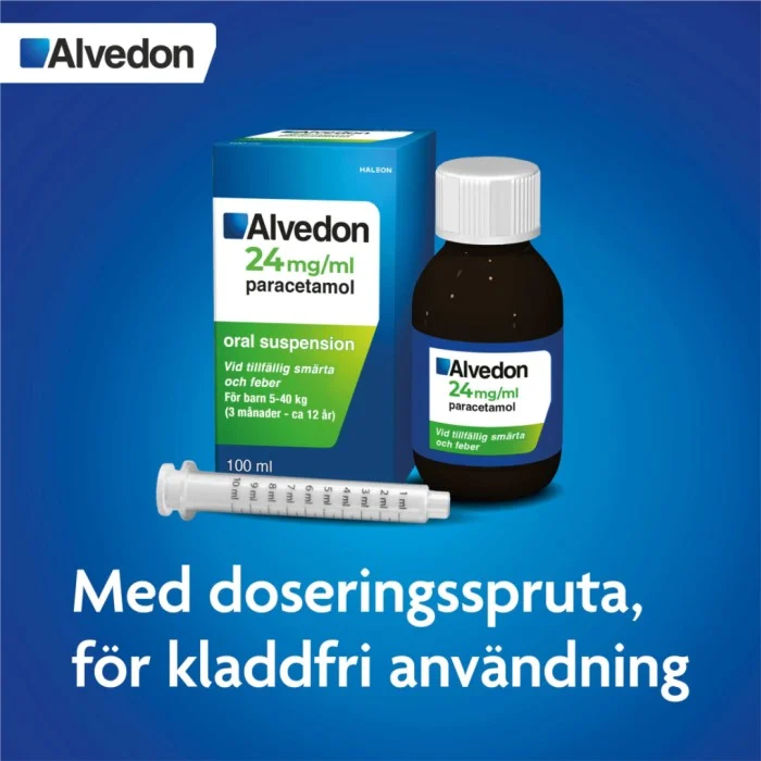 Alvedon 24 mg/ml oral suspension 24 ml, bild 5