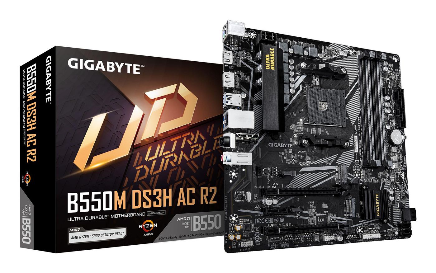 Gigabyte B550M DS3H AC R2, bild 4