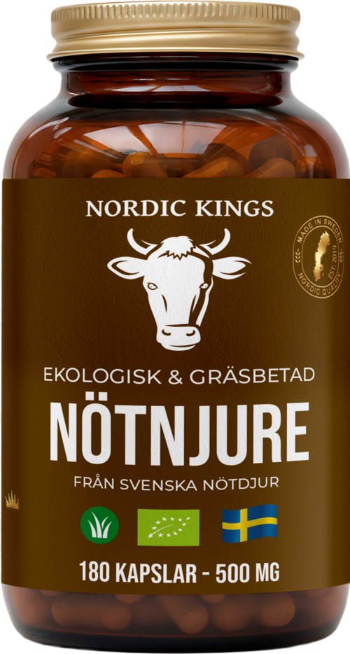 Nordic Kings Gräsbetad Nötnjure EKO, 180 kaps