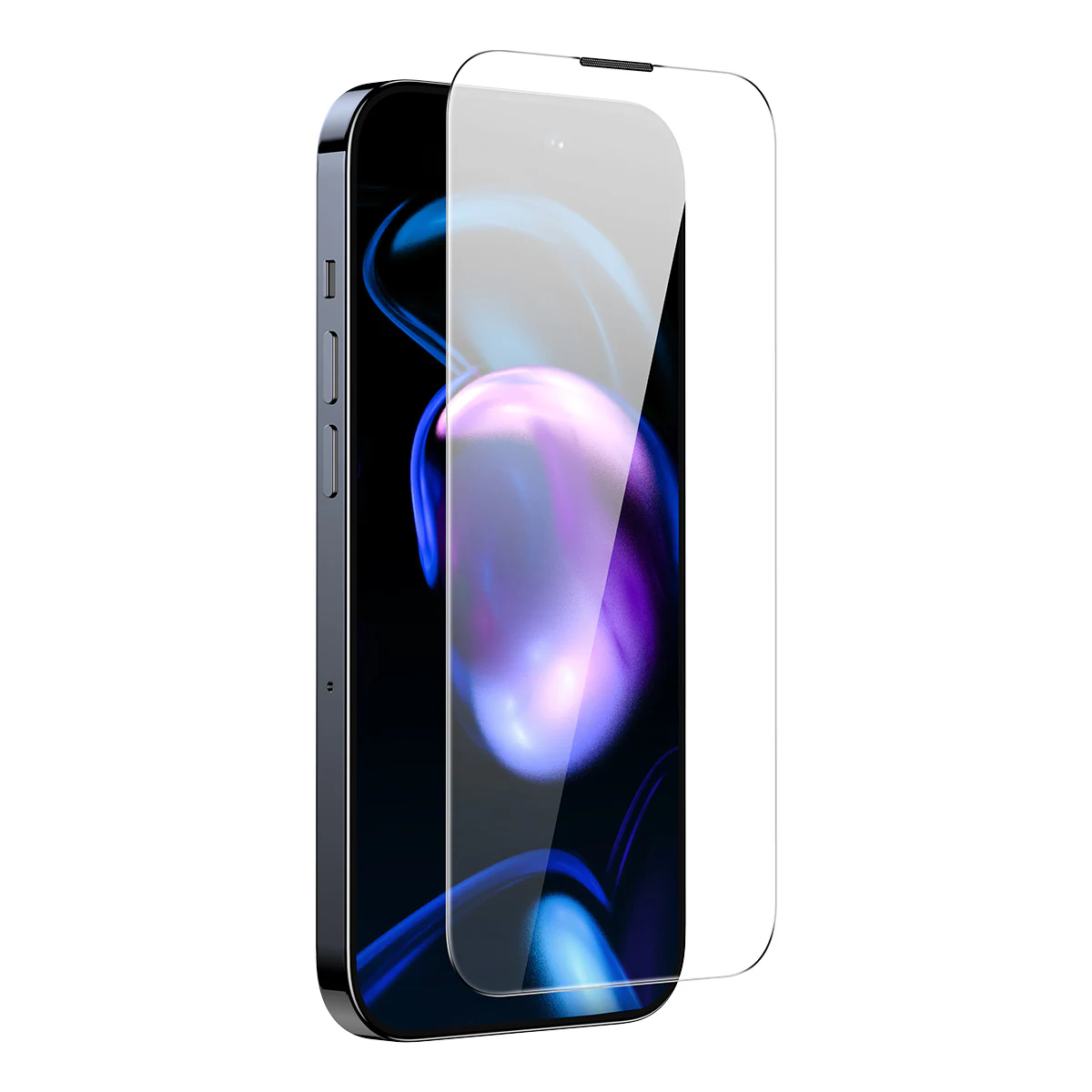 Baseus Härdat glas för helskärm för iPhone 14 Pro med högtalarskydd 0,3 mm + monteringsram, bild 3