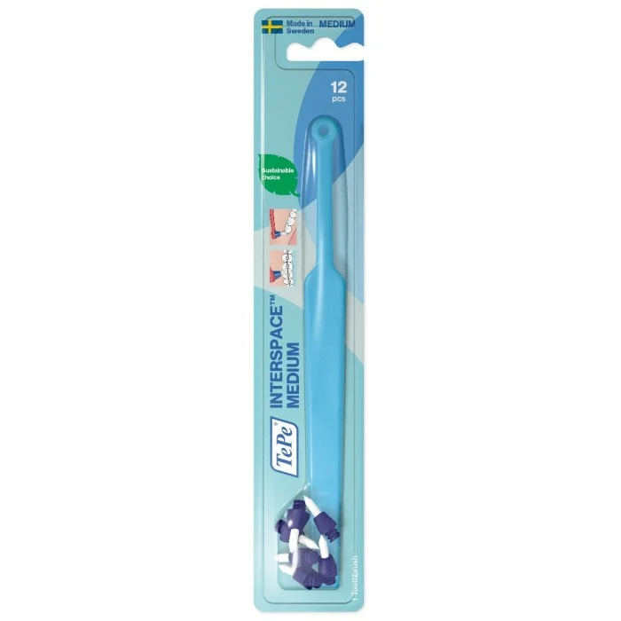 TePe Interspace Medium 1 skaft & 12 tippar