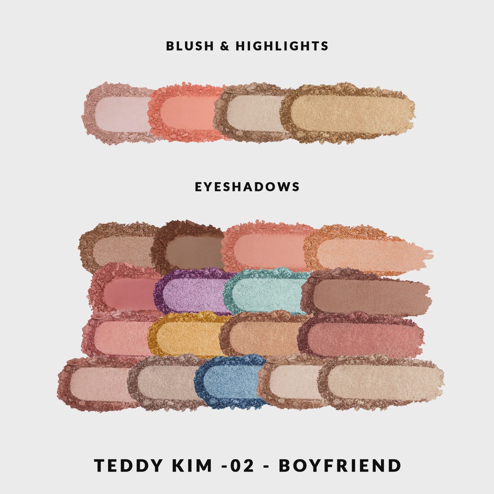KimChi Chic Teddy Kim Eyeshadow Palette Boyfriend, bild 3
