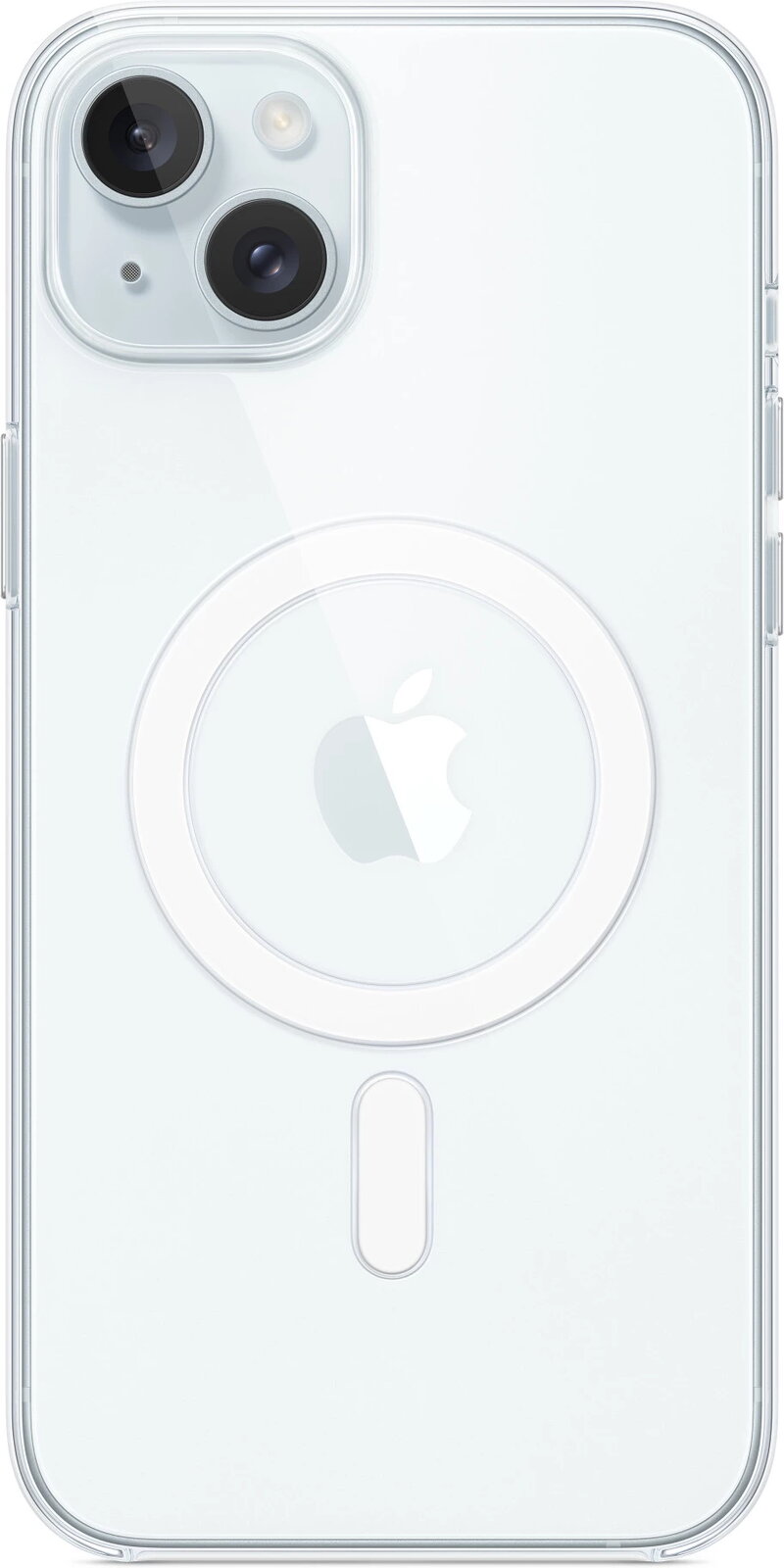 Apple iPhone 15 Plus, transparent skal Magsafe, bild 3