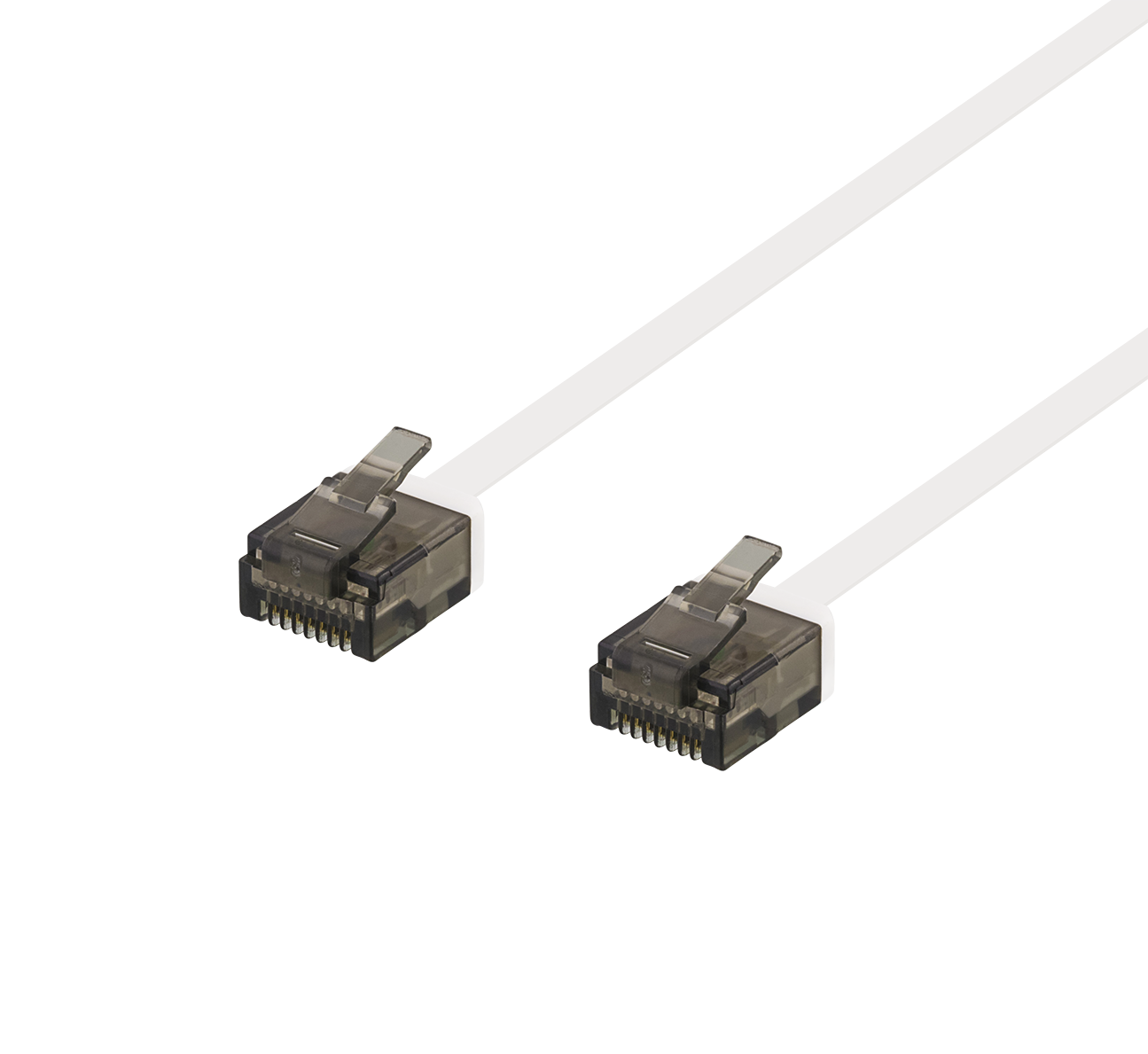 DELTACO TP-kabel Cat6a Platt U/UTP Vit 1.5 m, bild 3