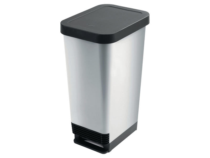 Avfallsbehållare CEP - plast - 45 l - HxBxD 60,5 x 29 x 44,5 cm - grå