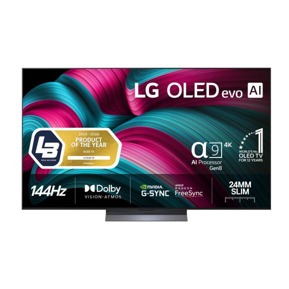 LG 65" OLED evo C5 4K TV 2025 OLED65C54LA, bild 2