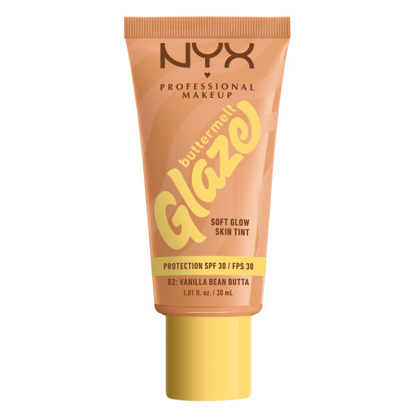 NYX Professional Makeup Buttermelt Glaze Skin Tint SPF30 Foundation 02 Vanilla Bean Butta 30 ml