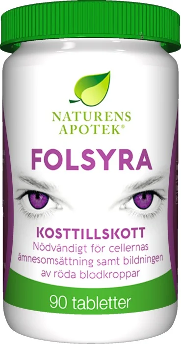 Naturens Apotek Folsyra 90 tabletter