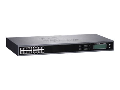 Grandstream GXW4216 - VoIP-telefonadapter - 16 portar - 1GbE röst/faxkort - analoga portar: 16 - 1U - kan monteras i rack